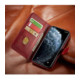 Dėklas Wallet Case Xiaomi Redmi 17C 4G/Redmi 14C/Redmi A4/Poco C75 raudonas