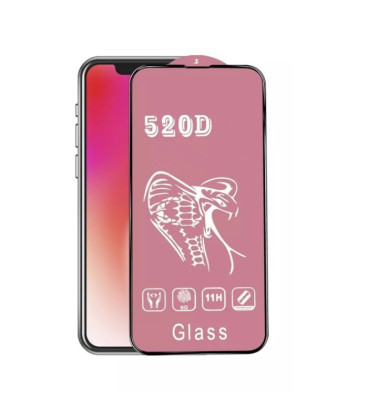 LCD apsauginis stikliukas 520D Xiaomi Redmi 17C 4G/Redmi A7 4G/Redmi 14C/Redmi A4/Poco C75 juodas