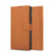 Dėklas Fancy Wallet Xiaomi Redmi 17C 4G/Redmi 14C/Redmi A4/Poco C75 rudas