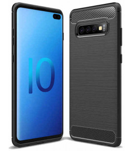 Juodas dėklas Samsung Galaxy S10 Plus telefonui "Tech-Protect"