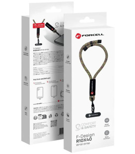 Dirželis telefonui Forcell F-Design R10X40 įvairiaspalvis