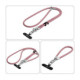 (Dusty Rose) dirželis telefonui "Tech-Protect C10S Rope Crossbody & Wrist"
