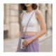 (Dusty Rose) dirželis telefonui "Tech-Protect C10S Rope Crossbody & Wrist"