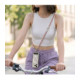 (Dusty Rose) dirželis telefonui "Tech-Protect C10S Rope Crossbody & Wrist"