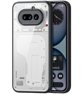 Juodas / skaidrus dėklas Nothing Phone 4a telefonui "Dux Ducis Aimo"