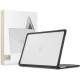 Juodas / matinis skaidrus dėklas Apple MacBook Air 15 M2-M5 2023-2026 kompiuteriui "Tech-Protect Velar"