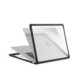 Juodas / matinis skaidrus dėklas Apple MacBook Air 15 M2-M5 2023-2026 kompiuteriui "Tech-Protect Velar"
