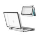 Juodas / matinis skaidrus dėklas Apple MacBook Air 15 M2-M5 2023-2026 kompiuteriui "Tech-Protect Velar"