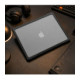 Juodas / matinis skaidrus dėklas Apple MacBook Air 15 M2-M5 2023-2026 kompiuteriui "Tech-Protect Velar"