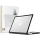 Juodas / matinis skaidrus dėklas Apple MacBook Pro 14 M1-M5 Pro / M5 Pro Max 2021-2026 "Tech-Protect Velar"