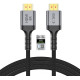 Juodas HDMI 2.1 - HDMI 2.1 4K 120Hz / 8K 60Hz 200cm laidas "Tech-Protect Ultraboost"