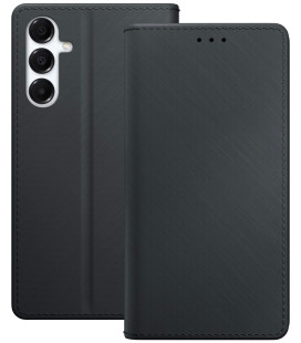 Juodas atverčiamias dėklas Samsung Galaxy A57 5G telefonui "3mk Wallet Case"