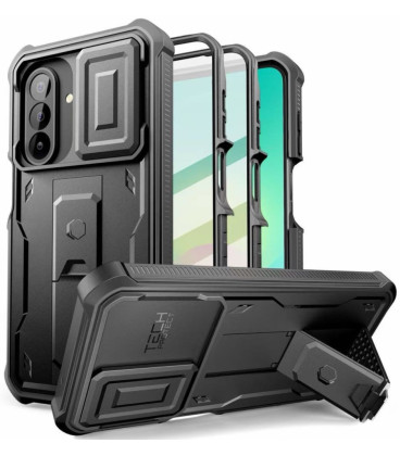 Juodas dėklas Samsung Galaxy A27 5G telefonui "Tech-Protect Kevlar Cam+ 2-Set"