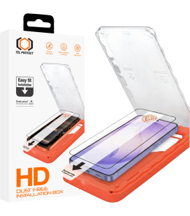 Apsauginis grūdintas stiklas Samsung Galaxy S26 telefonui "Tel Protect Dust-Free Easy Fit HD Titan"