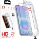 Apsauginis grūdintas stiklas Samsung Galaxy A56 / A57 5G telefonui "Tel Protect Dust-Free Easy Fit Full Glue 6D"