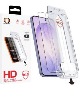 Apsauginis grūdintas stiklas Samsung Galaxy S26 Ultra telefonui "Tel Protect Dust-Free Easy Fit Full Glue 6D"