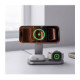 Juodas belaidis 25W pakrovėjas - stovas "Tech-Protect A52 3in1 QI2.2 Magnetic Magsafe"