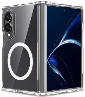 Skaidrus dėklas Samsung Galaxy Z Fold 8 telefonui "Tech-Protect Flexair Hybrid Magsafe"