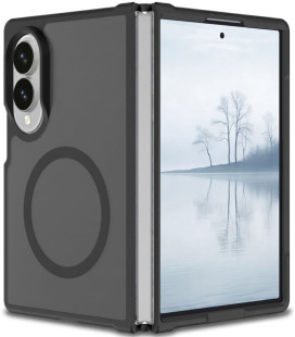 Matinis juodas dėklas Samsung Galaxy Z Fold 8 telefonui "Tech-Protect Magmat Magsafe"