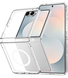 Skaidrus dėklas Samsung Galaxy Z Flip 8 telefonui "Tech-Protect Flexair Hybrid Magsafe"