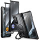 Juodas dėklas Samsung Galaxy Z Fold 8 Ultra telefonui "Supcase UB Grip Mag Magsafe 2-Set"