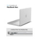 (Frost Clear) dėklas Apple MacBook Neo 13 2026 kompiuteriui "Spigen Airskin"