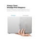 (Frost Clear) dėklas Apple MacBook Neo 13 2026 kompiuteriui "Spigen Airskin"