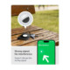 Juodas dėklas Apple Airtag 1 / 2 "Spigen Airfit 2-Pack"