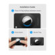 Juodas dėklas Apple Airtag 1 / 2 "Spigen Airfit 2-Pack"