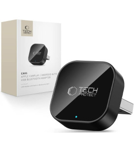 Juodas belaidis CarPlay / Android Auto adapteris "Tech-Protect Ultraboost CA01"