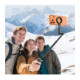 Juoda selfie - asmenukių lazka - trikojis "Tech-Protect L11S Magsafe Bluetooth Selfie Stick Tripod"