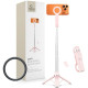 Rožinė selfie - asmenukių lazka - trikojis "Tech-Protect L11S Magsafe Bluetooth Selfie Stick Tripod"