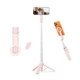 Rožinė selfie - asmenukių lazka - trikojis "Tech-Protect L11S Magsafe Bluetooth Selfie Stick Tripod"