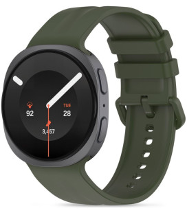 Žalia apyrankė Samsung Galaxy Watch 8 / 9 / Classic (40 / 44 / 46 mm) laikrodžiui "Tech-Protect Silicone Evo"