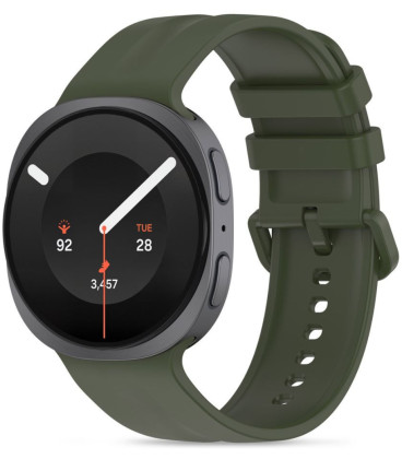 Žalia apyrankė Samsung Galaxy Watch 8 / 9 / Classic (40 / 44 / 46 mm) laikrodžiui "Tech-Protect Silicone Evo"