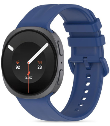 Mėlyna apyrankė Samsung Galaxy Watch 8 / 9 / Classic (40 / 44 / 46 mm) laikrodžiui "Tech-Protect Silicone Evo"