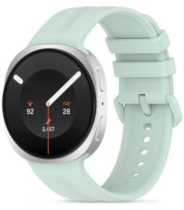 Mėtos spalvos apyrankė Samsung Galaxy Watch 8 / 9 / Classic (40 / 44 / 46 mm) laikrodžiui "Tech-Protect Silicone Evo"