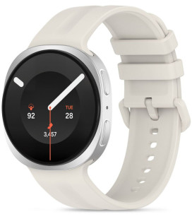 Smėlio spalvos apyrankė Samsung Galaxy Watch 8 / 9 / Classic (40 / 44 / 46 mm) laikrodžiui "Tech-Protect Silicone Evo"