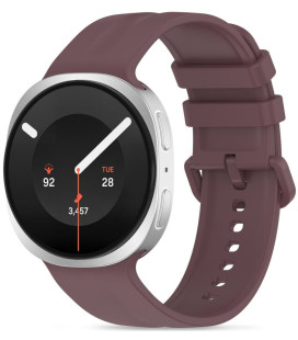 Raudona apyrankė Samsung Galaxy Watch 8 / 9 / Classic (40 / 44 / 46 mm) laikrodžiui "Tech-Protect Silicone Evo"