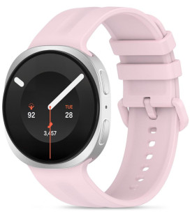 Rožinė apyrankė Samsung Galaxy Watch 8 / 9 / Classic (40 / 44 / 46 mm) laikrodžiui "Tech-Protect Silicone Evo"
