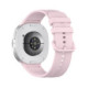 Rožinė apyrankė Samsung Galaxy Watch 8 / 9 / Classic (40 / 44 / 46 mm) laikrodžiui "Tech-Protect Silicone Evo"