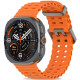 Oranžinė apyrankė Samsung Galaxy Watch Ultra 1 / 2 2024-2026 (47 mm) laikrodžiui "Tech-Protect Iconband Pro"