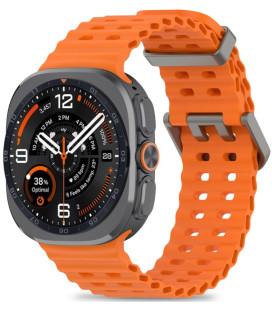 Oranžinė apyrankė Samsung Galaxy Watch Ultra 1 / 2 2024-2026 (47 mm) laikrodžiui "Tech-Protect Iconband Pro"