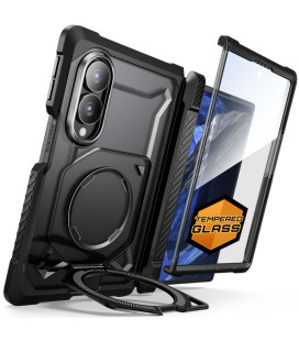 Juodas dėklas Samsung Galaxy Z Fold 8 telefonui "Supcase UB Grip Mag Magsafe"