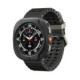 Matinis juodas dėklas Samsung Galaxy Watch Ultra 2 2026 (47 mm) laikrodžiui "Spigen Liquid Air"