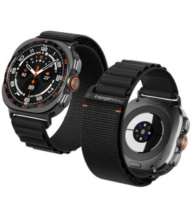 Juoda apyrankė Samsung Galaxy Watch Ultra 1 / 2 2024-2026 (47 mm) laikrodžiui "Spigen WBF1 Band"