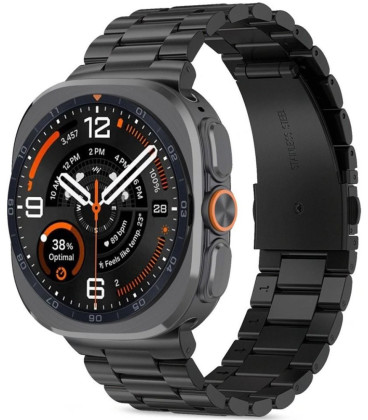 Juoda apyrankė Samsung Galaxy Watch Ultra 1 / 2 (47 mm) laikrodžiui "Tech-Protect Stainless"