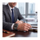 Juoda apyrankė Samsung Galaxy Watch Ultra 1 / 2 (47 mm) laikrodžiui "Tech-Protect Stainless"