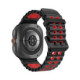 Juoda / Raudona apyrankė Samsung Galaxy Watch Ultra 1 / 2 2024-2026 (47 mm) laikrodžiui "Tech-Protect Iconband Pro"