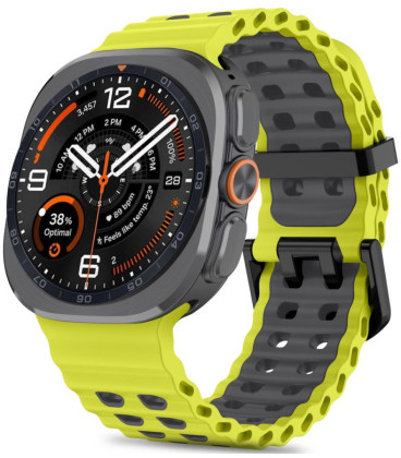 Žalia / Juoda apyrankė Samsung Galaxy Watch Ultra 1 / 2 2024-2026 (47 mm) laikrodžiui "Tech-Protect Iconband Pro"
